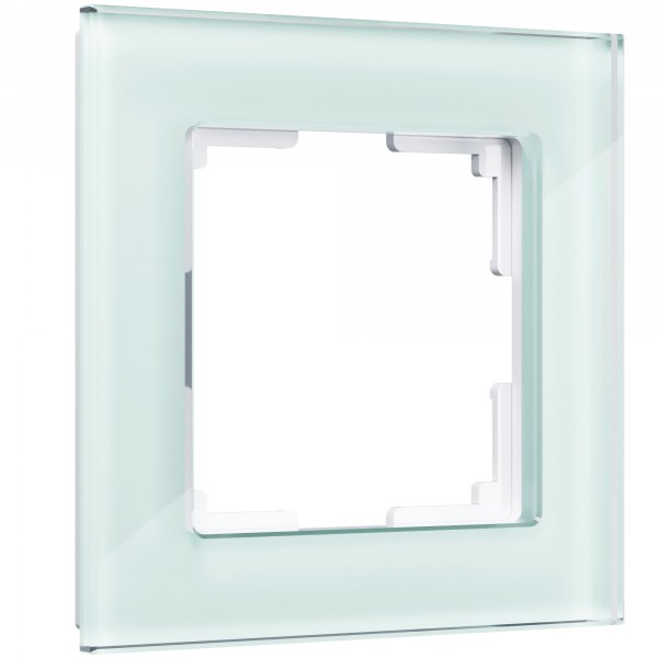 Рамка на 1 пост Werkel WL01-Frame-01 Favorit (натуральное стекло) - купить в Перми