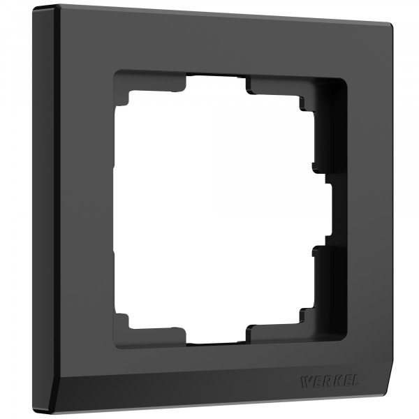 Рамка на 1 пост Werkel WL04-Frame-01 Stark (черный) - купить в Перми