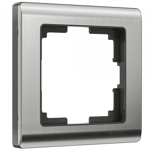 Рамка на 1 пост Werkel WL02-Frame-01 Metallic (глянцевый никель) - купить в Перми