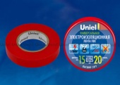 Изолента Uniel UIT-135P 20/15/01 RED - купить в Перми