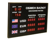 Офисные табло валют 4 разряда - купить в Перми