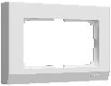 Рамка для двойной розетки Werkel WL04-Frame-01-DBL Stark (белый) - купить в Перми