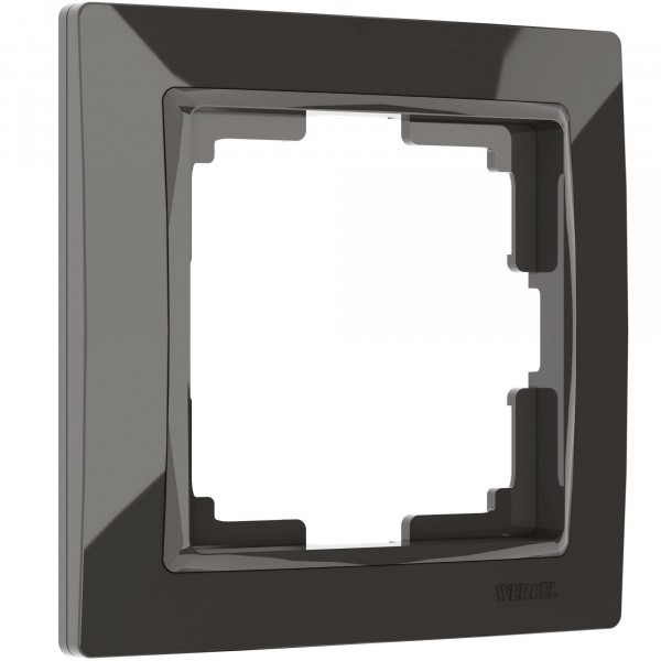Рамка на 1 пост Werkel WL03-Frame-01 Snabb Basic (серо–коричневый) - купить в Перми