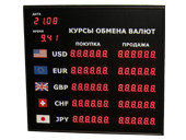 Офисные табло валют 6 разрядов - купить в Перми