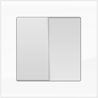 Рамка для двойной розетки Werkel WL01-Frame-01-DBL Favorit (белый) - купить в Перми