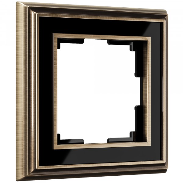 Рамка на 1 пост Werkel WL17-Frame-01 Palacio (бронза / черный) - купить в Перми