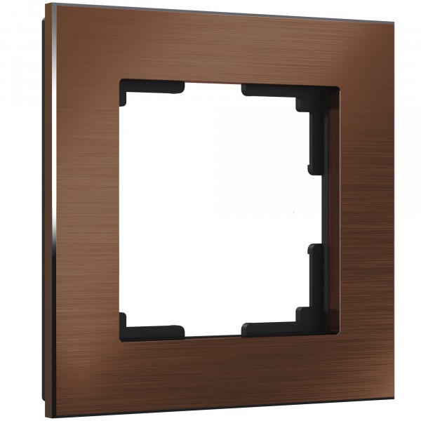 Рамка на 1 пост Werkel WL11-Frame-01 Aluminium (коричневый алюминий) - купить в Перми